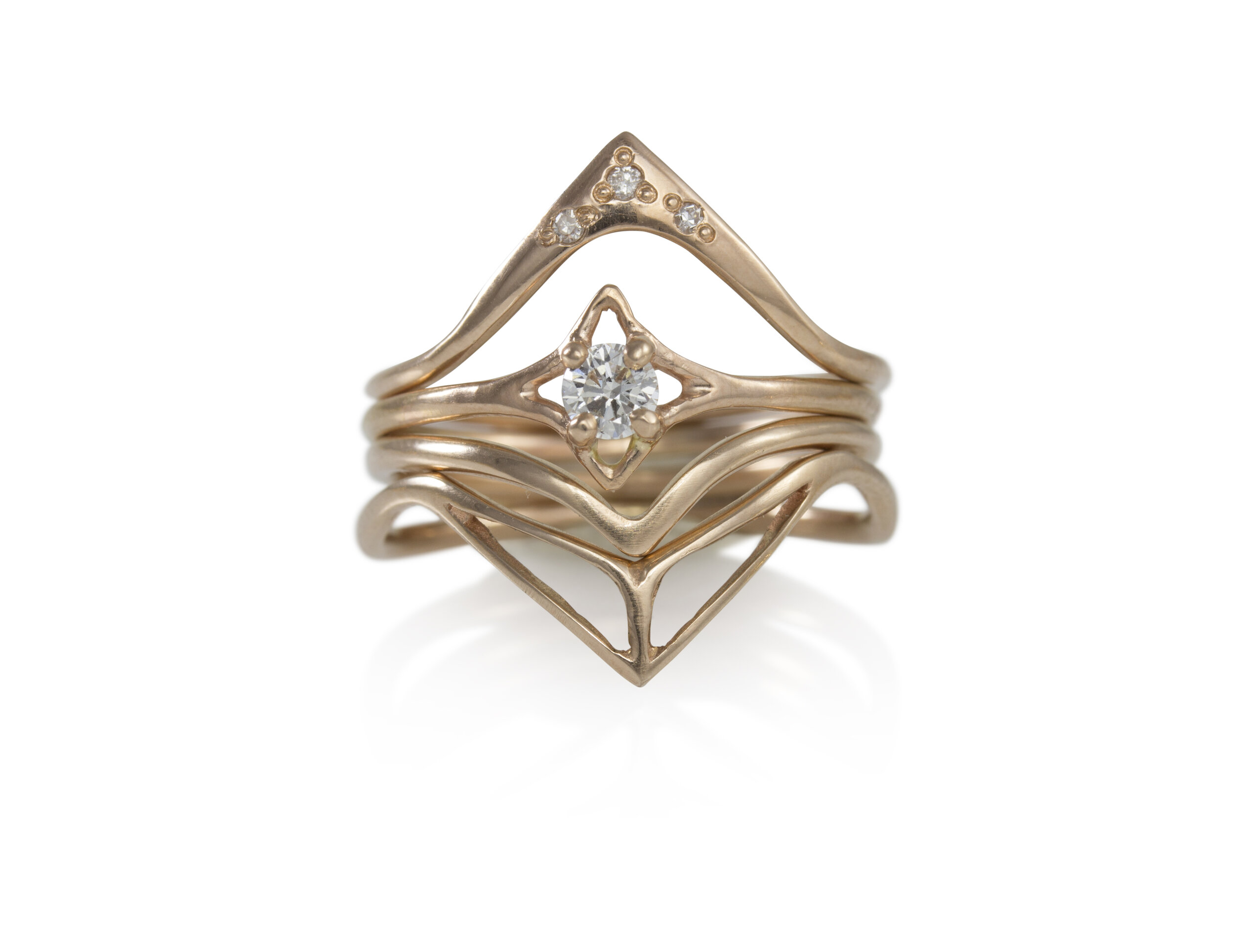 Extra Small Celestial Diamond Ring — Luana Coonen Jewelry